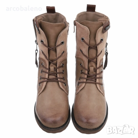 Дамски боти с връзки в употребяван вид, 4цвята , снимка 13 - Дамски боти - 51431170