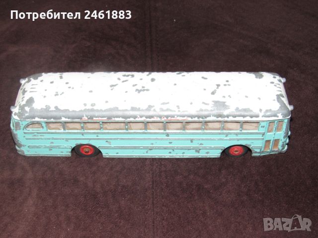 Стар антикварен Dinky Supertoys Continental Touring Coach 953 Meccano автобус, снимка 4 - Колекции - 46634694