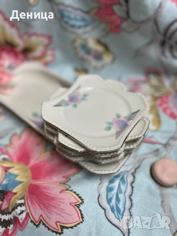 И отново Изида за десерт💗 Релефен перлен наниз и цветна декорация , снимка 6 - Сервизи - 52162256