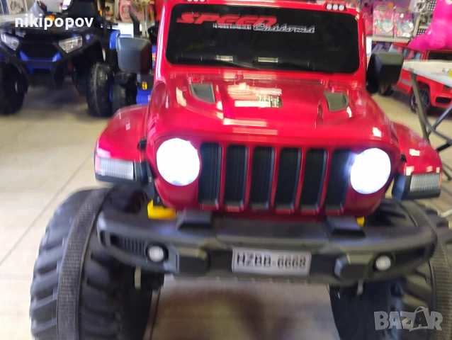 US Двуместен акумулаторен джип FUEGO 4x4 червен, снимка 8 - Други - 53849314