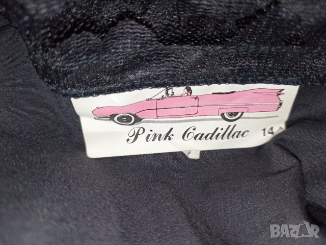 Pink Cadillac M-Ефектна парти рокля - балон дантела и кожен ефект , снимка 9 - Рокли - 47083133