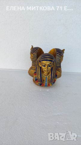 Египетски статуетки от смола ръчно рисувани маркирани, снимка 12 - Статуетки - 45637430