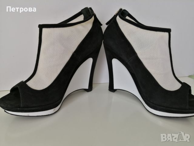 Fendi обувки 38 Оригинал, снимка 5 - Дамски обувки на ток - 45855759