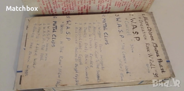 Видео касети музика рок-метал , снимка 3 - Други музикални жанрове - 52396865