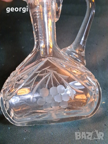 кристална мини гарафа 34/2, снимка 3 - Антикварни и старинни предмети - 53890229