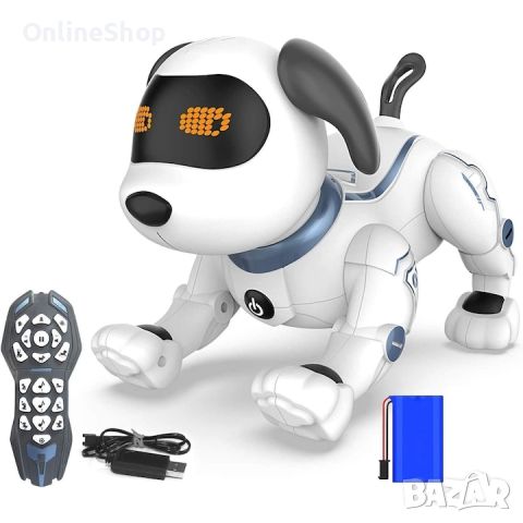 Куче робот, Дистанционно управление, Интерактивно, Бял / Син, снимка 6 - Образователни игри - 45700278