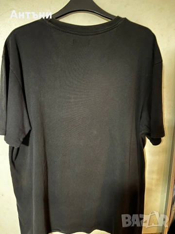 Черна тениска с череп, снимка 2 - Тениски - 53114363