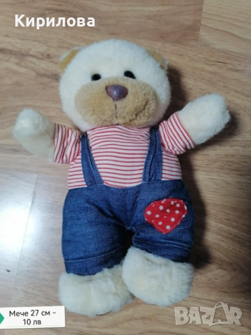 детски плюшени играчки- бяло мече 30 см. 15 лв, снимка 4 - Плюшени играчки - 40921222