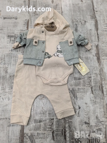 Бебе комплект от три части, снимка 2 - Комплекти за бебе - 52864882