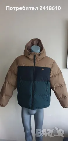 Lacoste Colour Block Mens Down Jacket Oversize Size 52 / M - L НОВО! ОРИГИНАЛ! Мъжко Зимно пухено Як, снимка 18 - Якета - 47895030