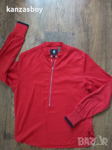 g-star core zip shirt wmn ls - страхотна дамска риза КАТО НОВА С, снимка 3 - Ризи - 46552779