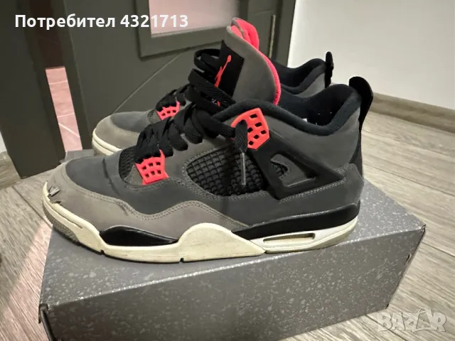 Jordan 4 оригинални, снимка 3 - Маратонки - 48253877