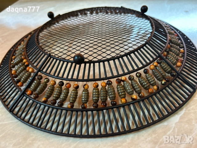 Декоративна метална купа Кения, снимка 6 - Декорация за дома - 52572517