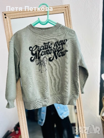 Детска блуза (за момиченце) ZARA - размер 120, снимка 3 - Детски Блузи и туники - 53970806