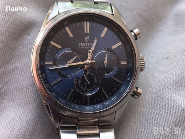 стар ръчен часовник "FESTINA" CHRONOGRAPH  F16820, снимка 4 - Антикварни и старинни предмети - 45888294