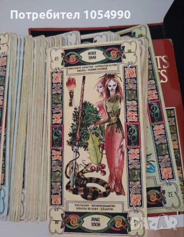 Таро карти Les tarot Celtiques, снимка 5 - Карти за игра - 53937966