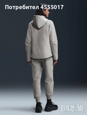 Nike Tech Fleece women gray xs, снимка 10 - Спортни екипи - 53995240