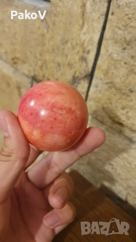 Каменна сфера, снимка 2 - Декорация за дома - 51149372