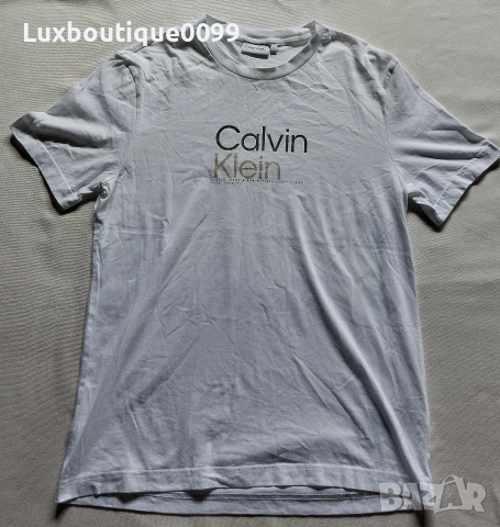Мъжка тениска Calvin Klein M, снимка 2 - Тениски - 53919020
