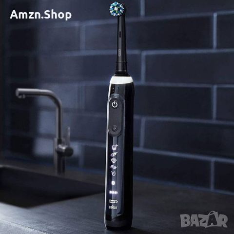 Електрическа четка за зъби Oral-B Genius 9000 Midnight Black 6 програми 4 глави Bluetooth USB, снимка 3 - Други - 46792031