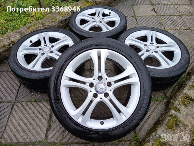 Джанти MERCEDES 17" 5x112 с гуми 235/45/17 Мерцедес А класа Б класа ЦЛА A class B class CLA