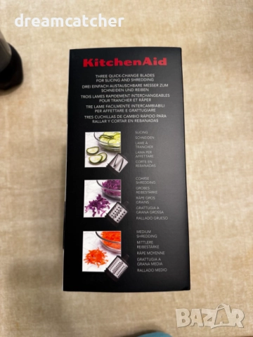 Приставка за рязане и настъргване - KitchenAid / Мелничка KitchenAid 5KSMVSA, снимка 5 - Кухненски роботи - 52426224