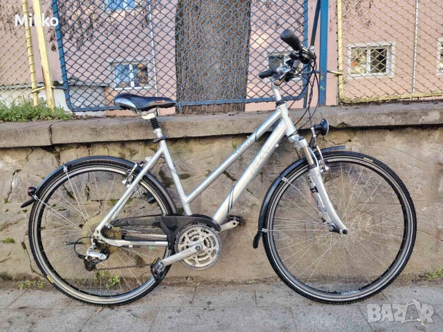 28 цола алуминиев велосипед с 21 скорости усилени капли палцови команди като нов , снимка 2 - Велосипеди - 52818794