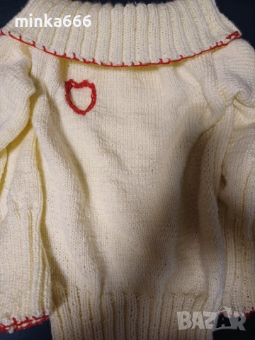 Красив плетен дълъг пуловер, снимка 3 - Блузи с дълъг ръкав и пуловери - 53270170