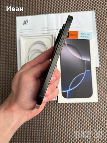 НОВ!ЛИЗИНГ*68лв/м iPhone 16 Pro Black айфон 16 про черен, снимка 6 - Apple iPhone - 52343460