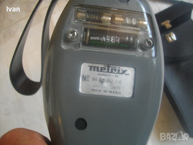 НОВИ АМПЕР КЛЕЩИ 100А/600V ОРИГИНАЛНИ Made in FRANCE METRIX №84 С ЧАНТА ОТ ЕСТЕСТВЕНА КОЖА, снимка 14 - Клещи - 50621341