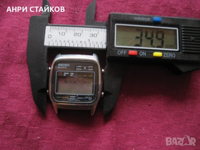 Продавам Рядък винтидж дигитален часовник Seiko A127-5000 , снимка 12 - Антикварни и старинни предмети - 52871832