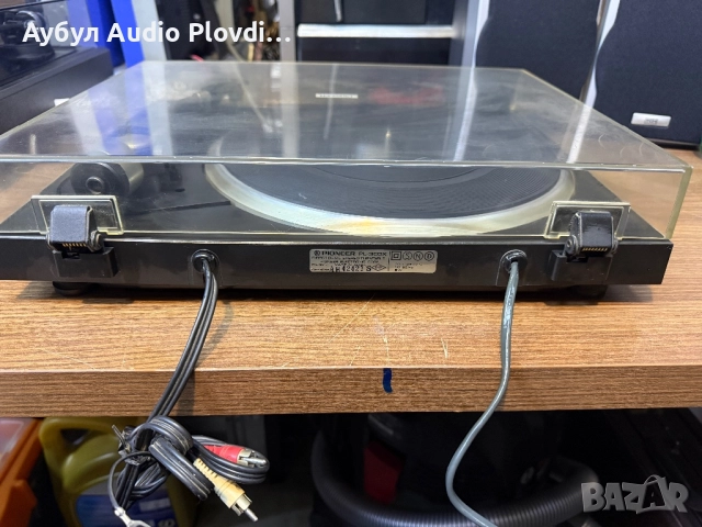 PIONEER PL-300X Direct Drive Turntable - Quartz PLL Auto-Return + Cartridge PIONEER PC-110 - Black, снимка 7 - Грамофони - 52857504