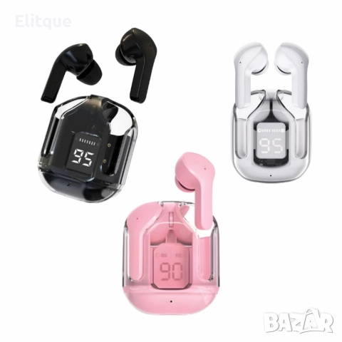 Безжични Bluetooth слушалки с LED дисплей и вграден микрофон, снимка 5 - Друга електроника - 52606768