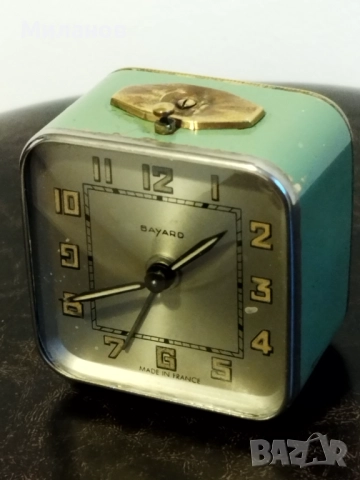 Стар механичен будилник, настолен часовник, снимка 2 - Антикварни и старинни предмети - 51993851