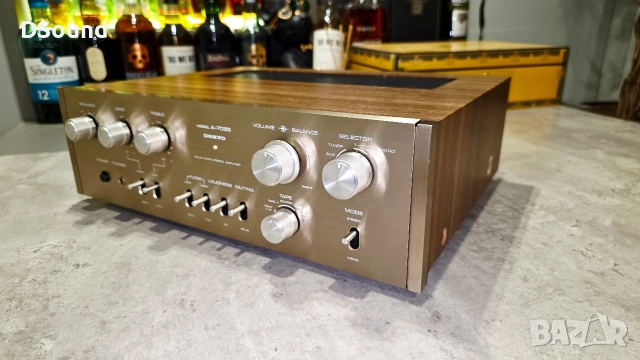 ONKYO A-7055 – Лимитирана Серия №107/200, Old Gold –Class A, снимка 3 - Ресийвъри, усилватели, смесителни пултове - 52587626