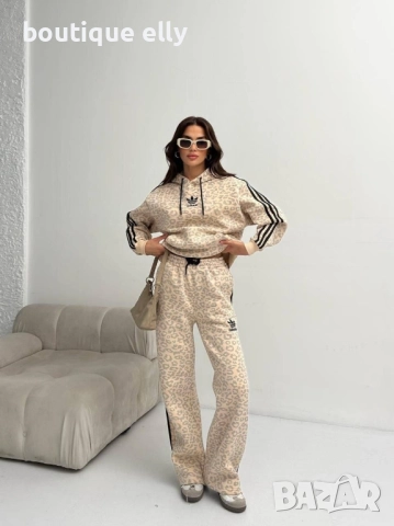 дамски ватиран екип в бяло и бежово, снимка 4 - Спортни екипи - 51755856