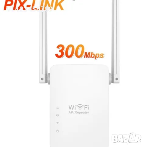 Усилвател/рипиитър/ за Wi-Fi мрежа LV-WR13, 300mbps,1 LAN Port, снимка 6 - Рутери - 47041365