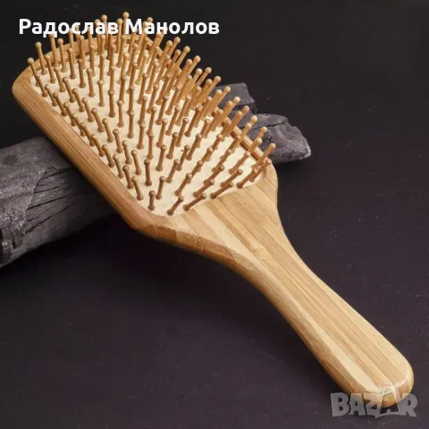 Бамбукова четка за коса, снимка 1