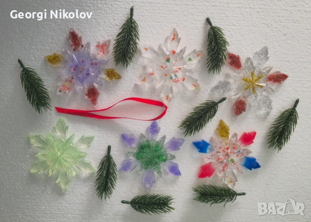 Коледни висулки и книгоразделите от епоксидна смола, снимка 13 - Декорация за дома - 52663566