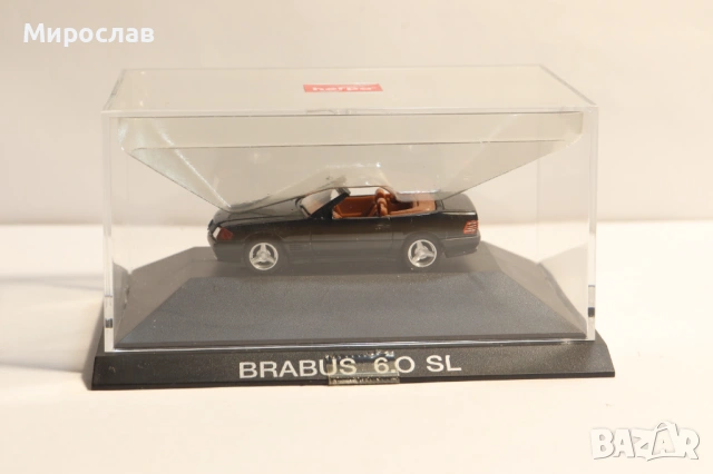 HERPA H0 1/87 MERCEDES BENZ BRABUS 6.0 SL КОЛИЧКА МОДЕЛ