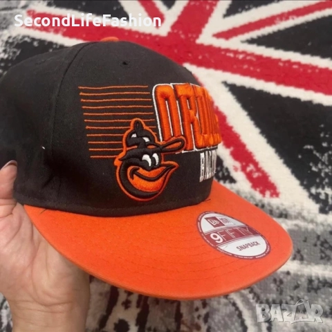 Бейзболна шапка MLB Baltimore ORIOLES Cooperstown New Era 9FIFTY Fitted, един размер., снимка 6 - Шапки - 52815513