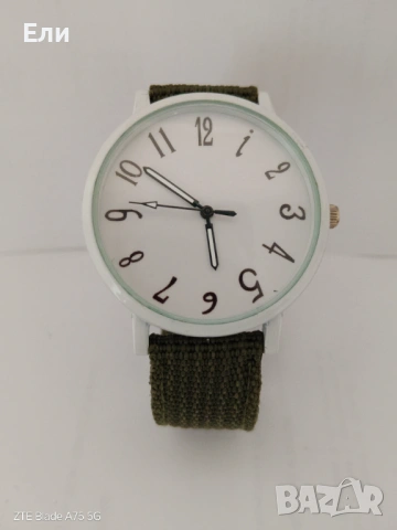 Часовник ,,BLANCHE,, QUARTZ,текстилна каишка.