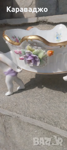 Порцеланова Фруктиера/Бонбониера, снимка 8 - Декорация за дома - 51153234