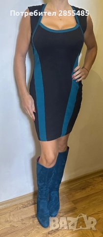 Зимна рокля , снимка 2 - Рокли - 52096486