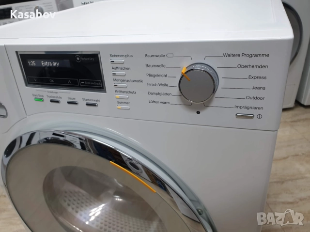 9кг Пара Miele Сушилня с термопомпа Миеле 12м Гаранция, снимка 5 - Сушилни - 51991993