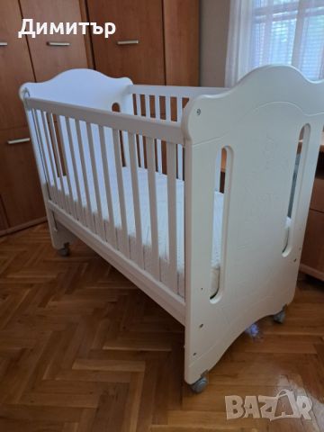 Дeтcĸo лeглo с подвижна предна решетка „baby arbor“, снимка 3 - Мебели за детската стая - 46728031