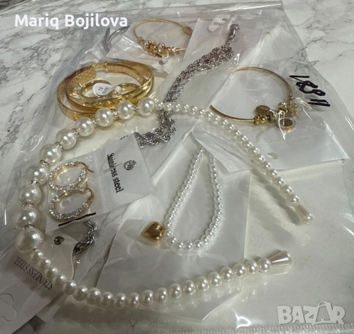 Мистериозна торбичка с бижута с 10бр висококачествени бижута, снимка 10 - Бижутерийни комплекти - 52720139