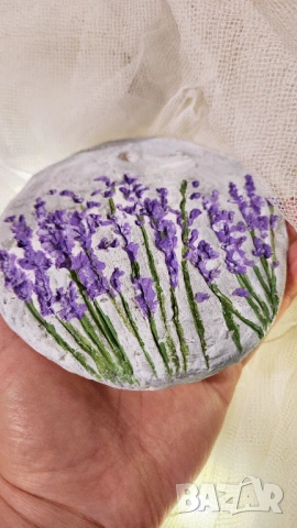 Ръчно изработено пано от глина с релефни цветя, снимка 13 - Пана - 53206786