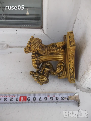 Свещник за една свещ с три дракона, снимка 5 - Други стоки за дома - 50552989