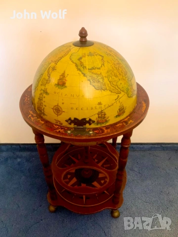 Винтидж бар-глобус / мини бар за алкохол – 100 см